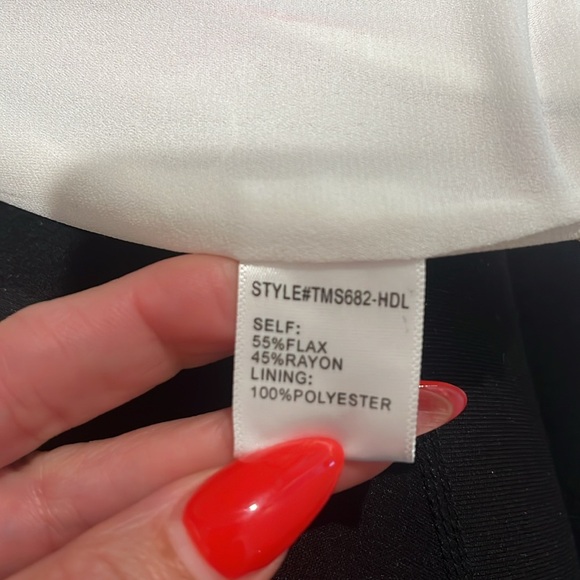 4SI3NNA Daria Striped Tie-Back BOW Strapless Crop Top in Pink Size Small NWOT S - Picture 9 of 12